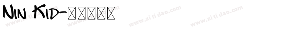 Nin Kid字体转换